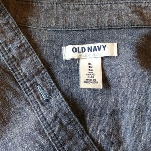 Chambray long sleeve shirt XL TALL